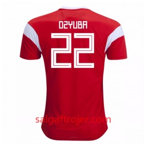 Rusland Fodboldtrøjer Dzyuba 22 Hjemmebanesæt VM 2018